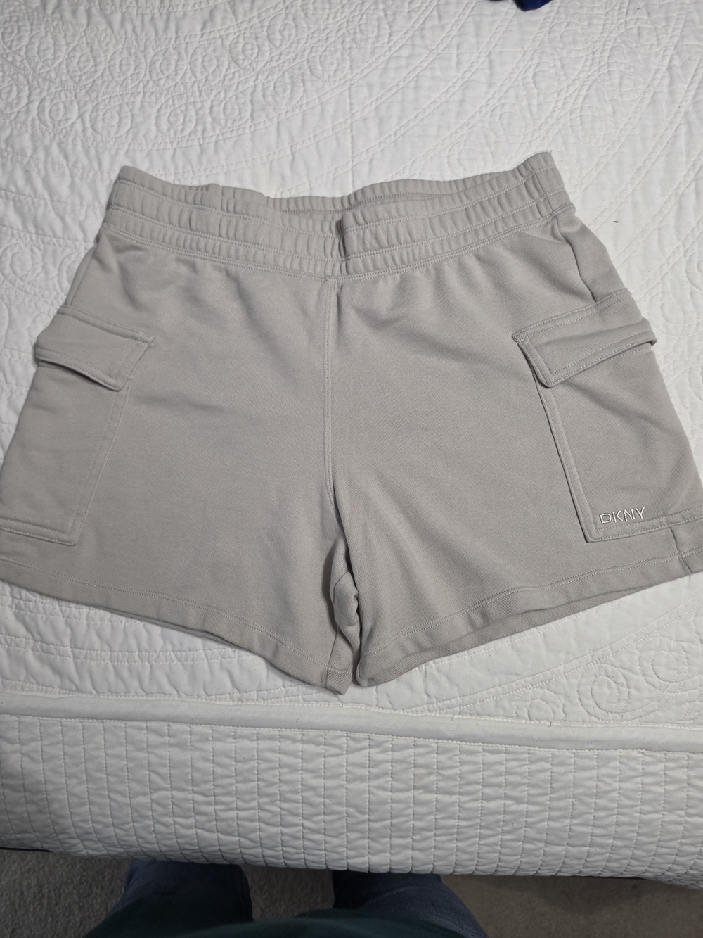 DKNY Light Taupe Cargo Lounge Shorts